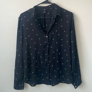 H&M printed blouse